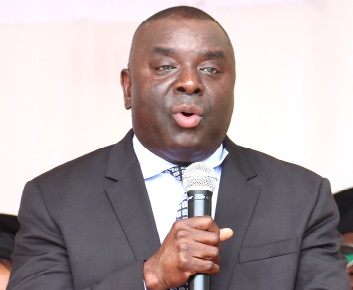 Rasheed Inusah, Chief Executive, Centre for Intelligence and Analysis Ghana, addressing the ceremony. Picture: ELVIS NII NOI DOWUONA